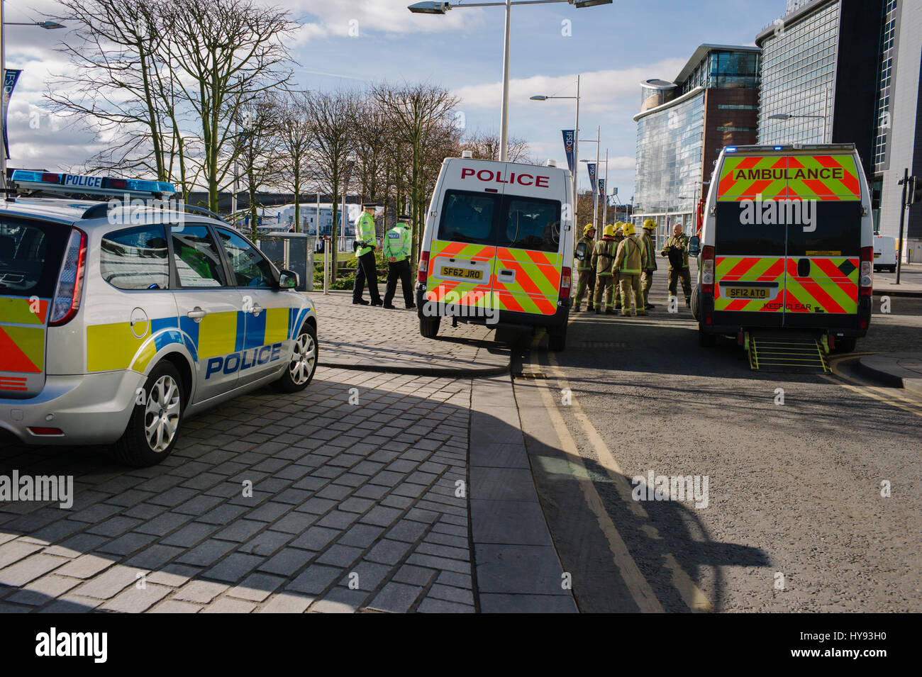 Fire ambulance police uk hi-res stock photography and images - Alamy