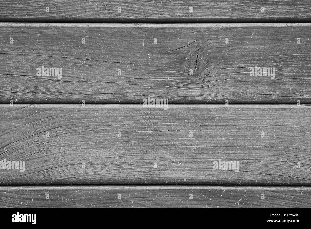 Hintergrund Holz Holzbrett schwarz-weiß grau Stock Photo