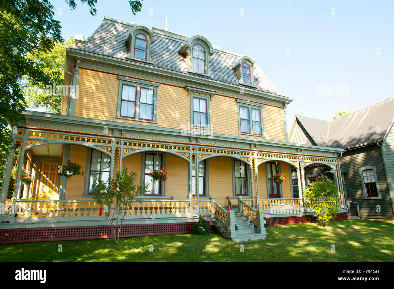 Beaconsfield Historic House Charlottetown Canada Stock Photo Alamy