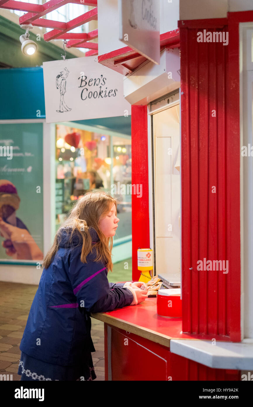 Ben's Cookies store,Oxford Covered Market, Oxford, England, United