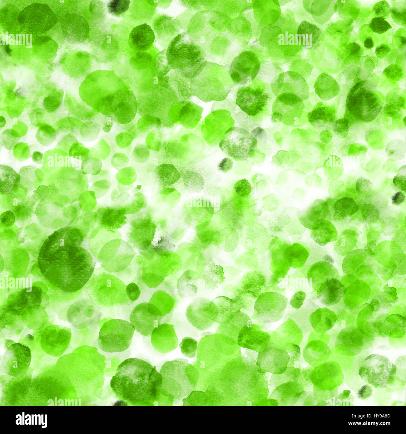 Abstract seamless watercolor background pattern with green dots Stock ...