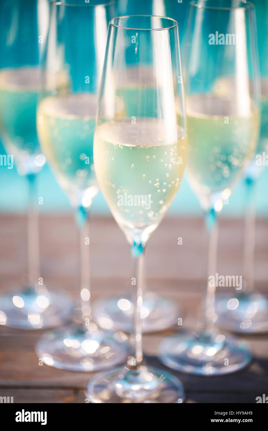 fun champagne glasses