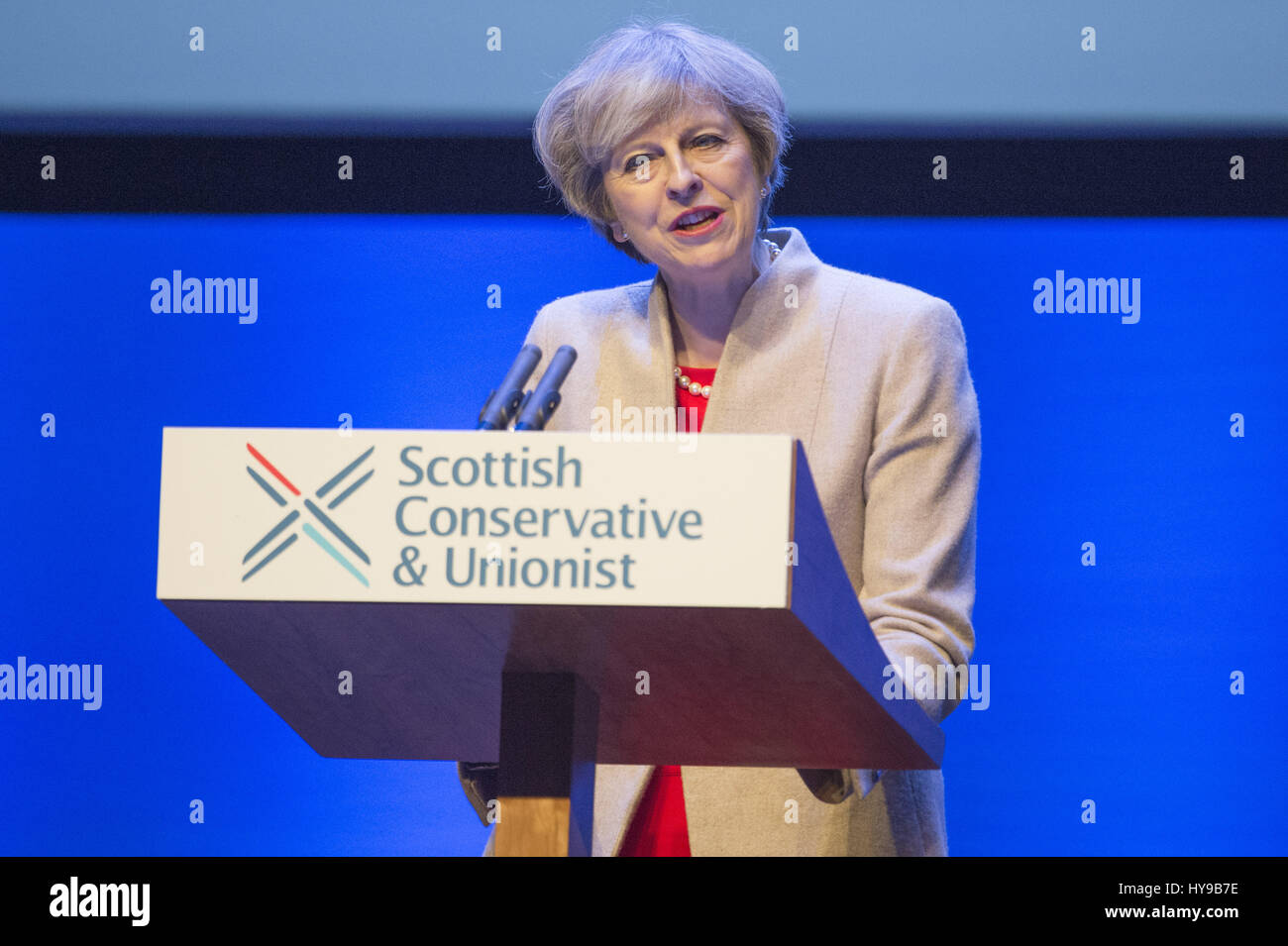 Scottish Conservative members and delegates attend the annual Scottish ...