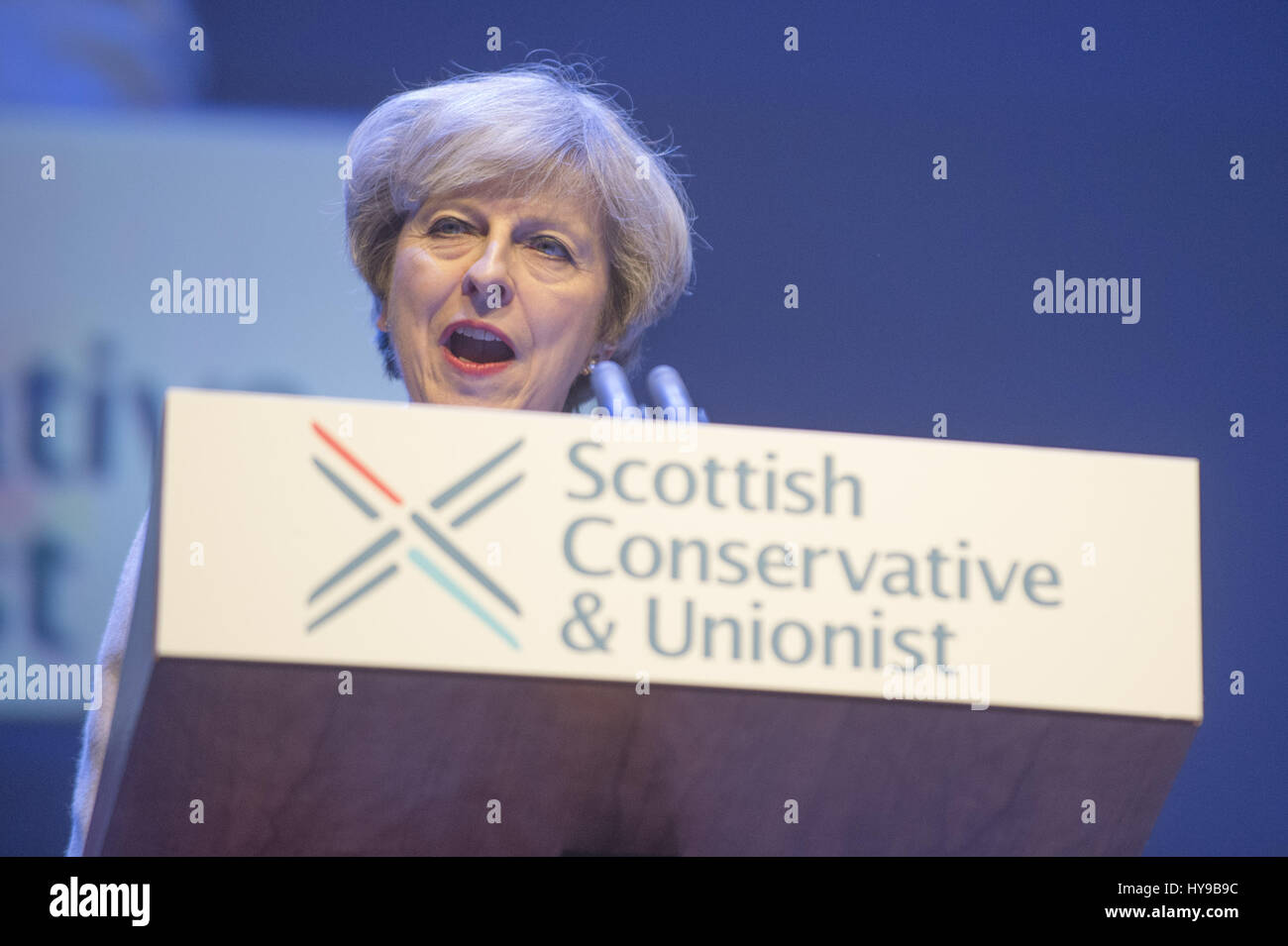 Scottish Conservative members and delegates attend the annual Scottish ...
