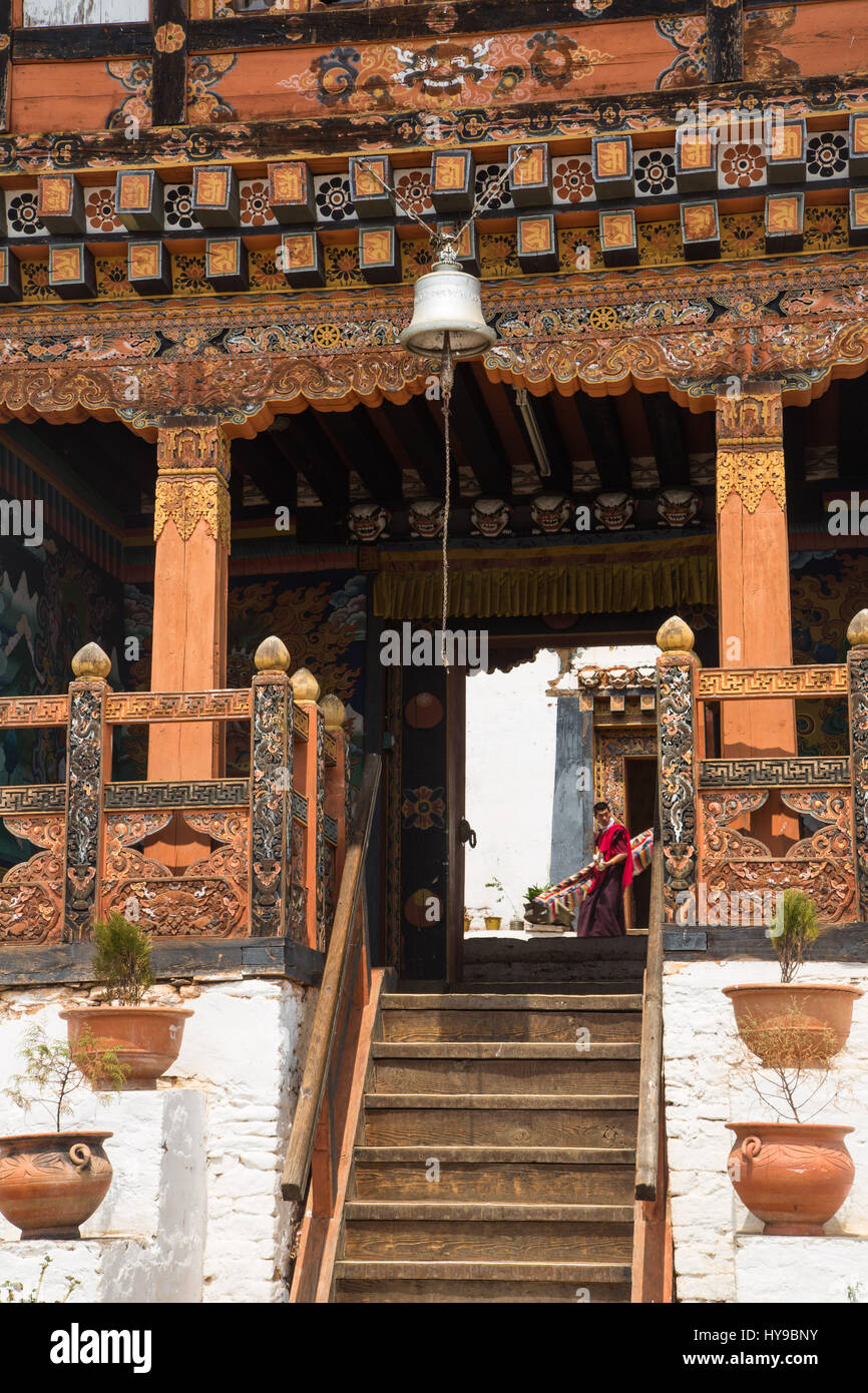 Monk walking through door hi-res stock photography and images - Alamy