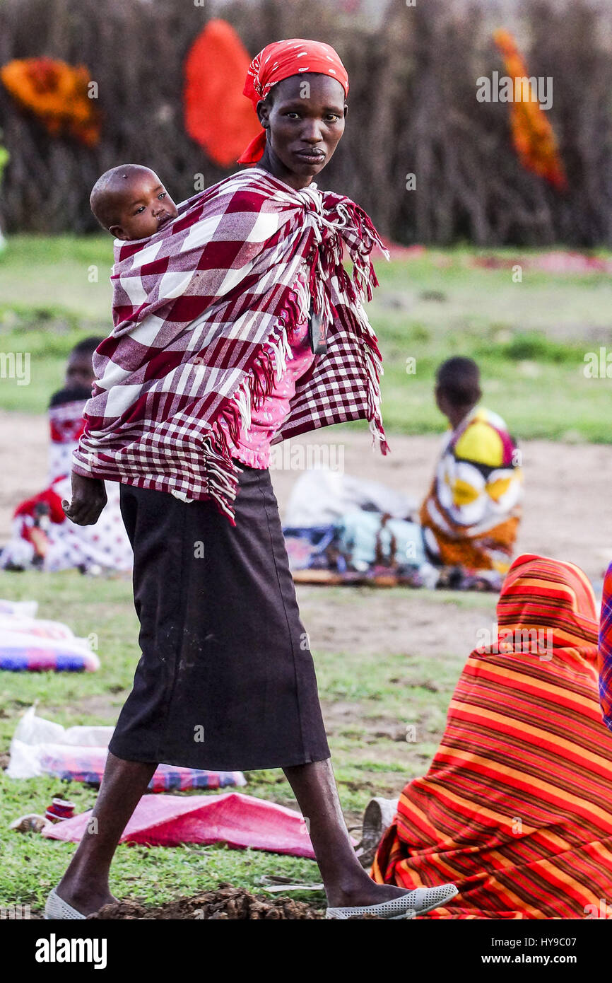 The Maasai People Of East Africa Live In Southern Kenya And Northern Stock Photo Alamy