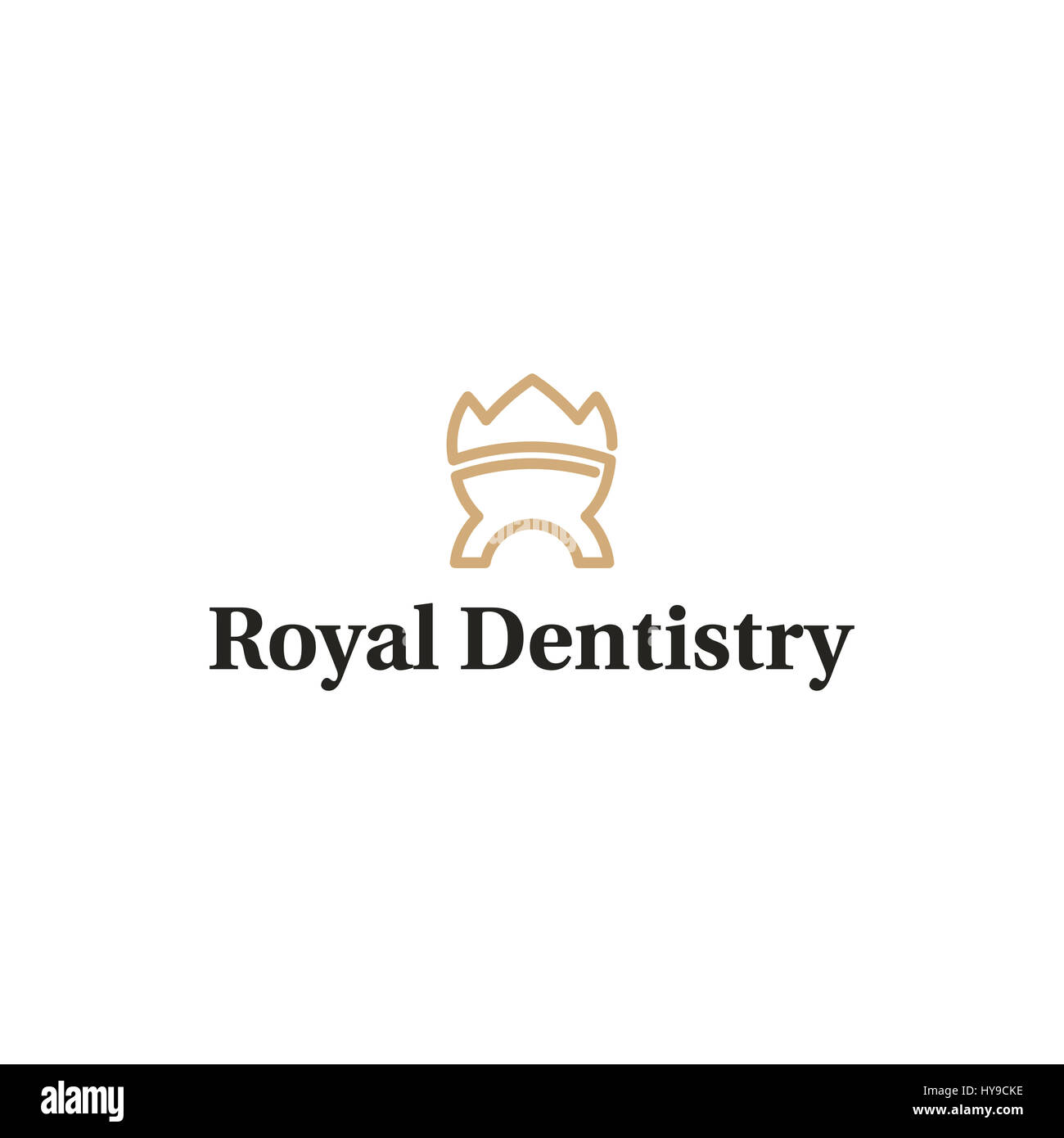 Royal dentistry logo Stock Photo Alamy