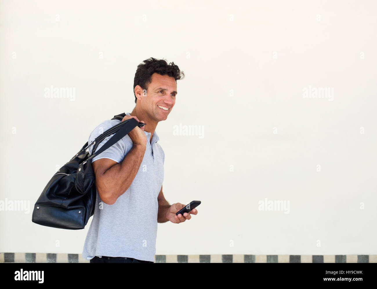 Healthy older man walking hi-res stock photography and images - Alamy
