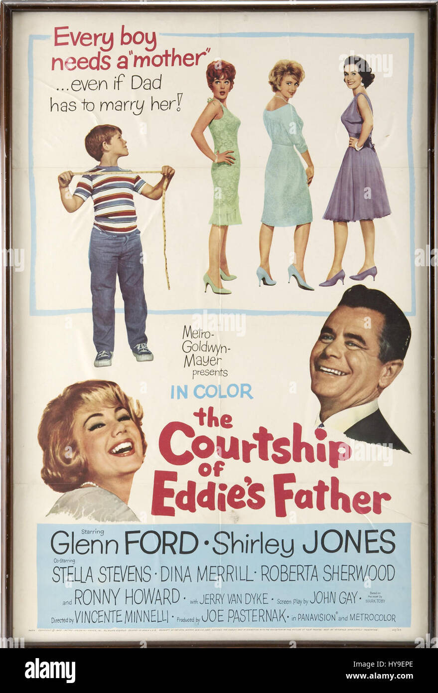 Poster of the movie The Courtship of Eddie's Father Stock Photo