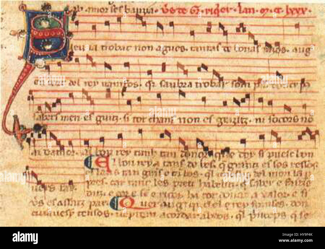 Song of Guiraut Riquier Stock Photo Alamy