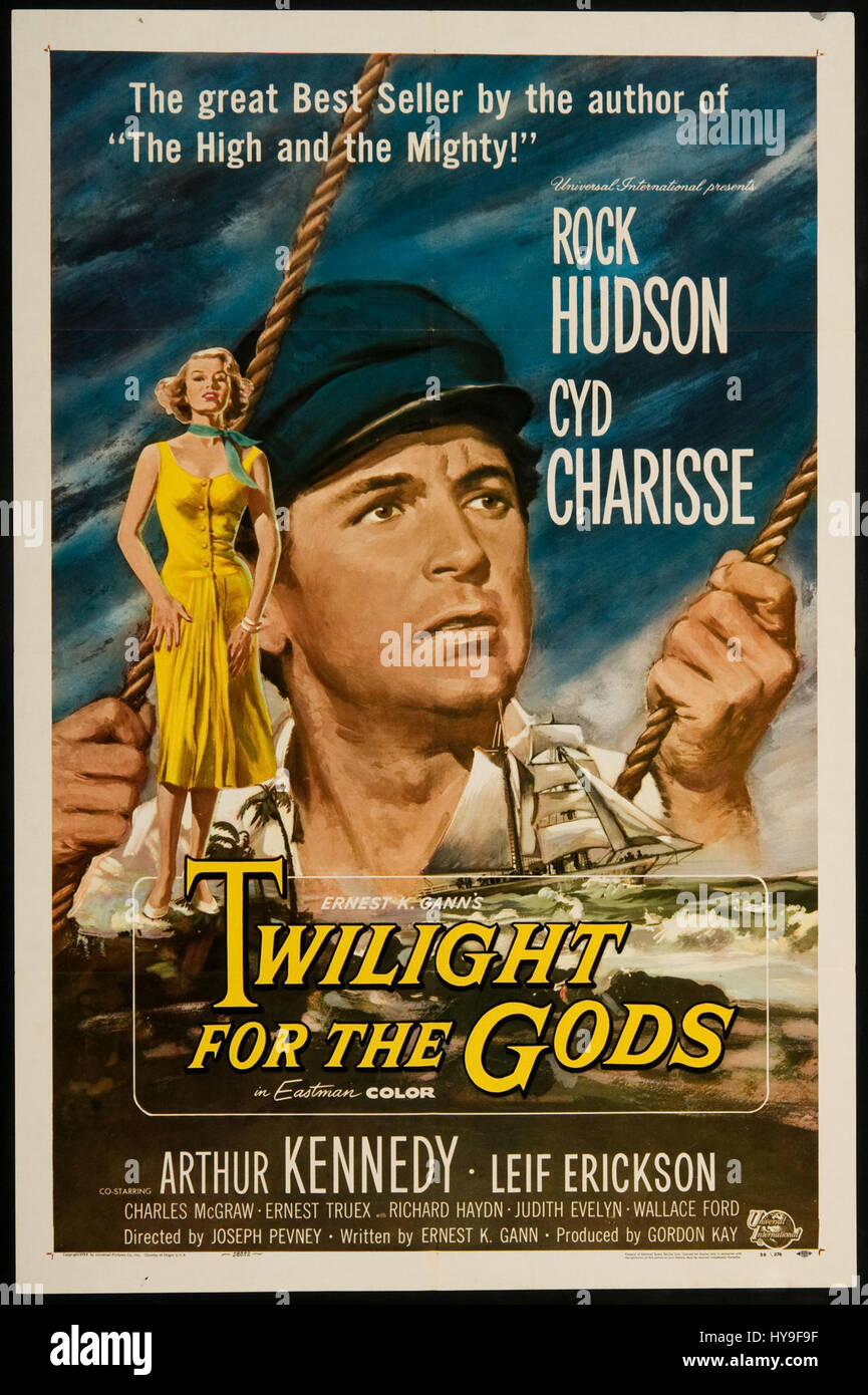Twilight for the Gods (1958, Movie Poster) Stock Photo