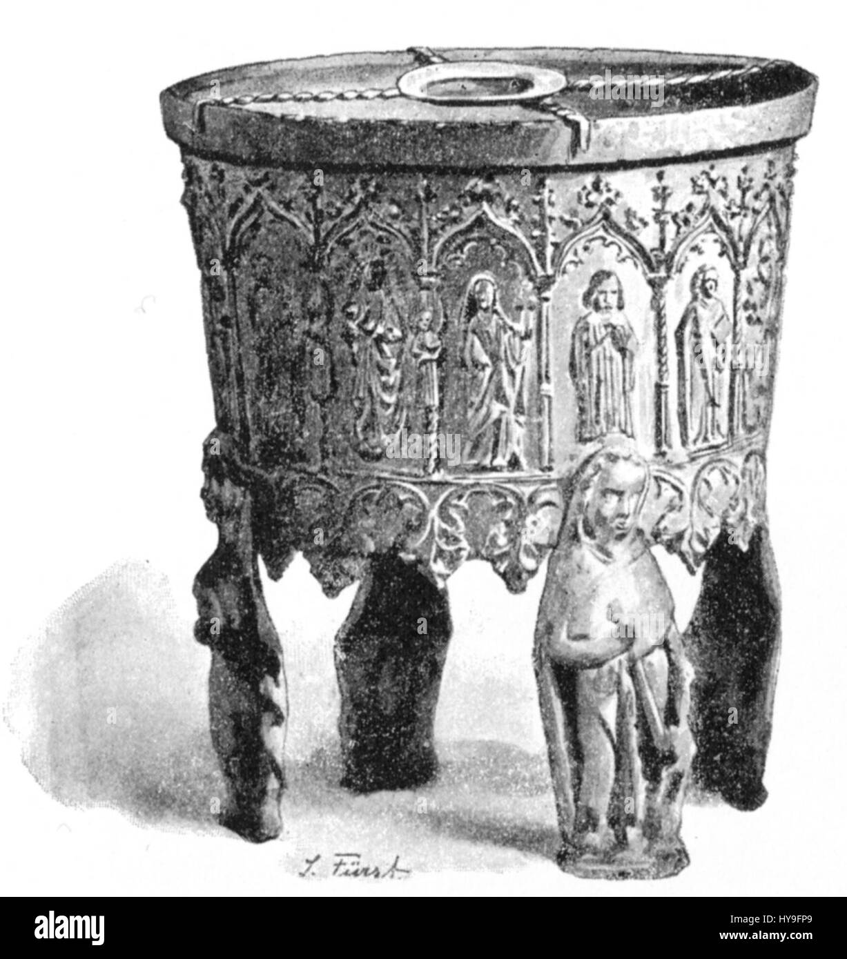 Baptismal fonts Black and White Stock Photos &amp; Images - Alamy