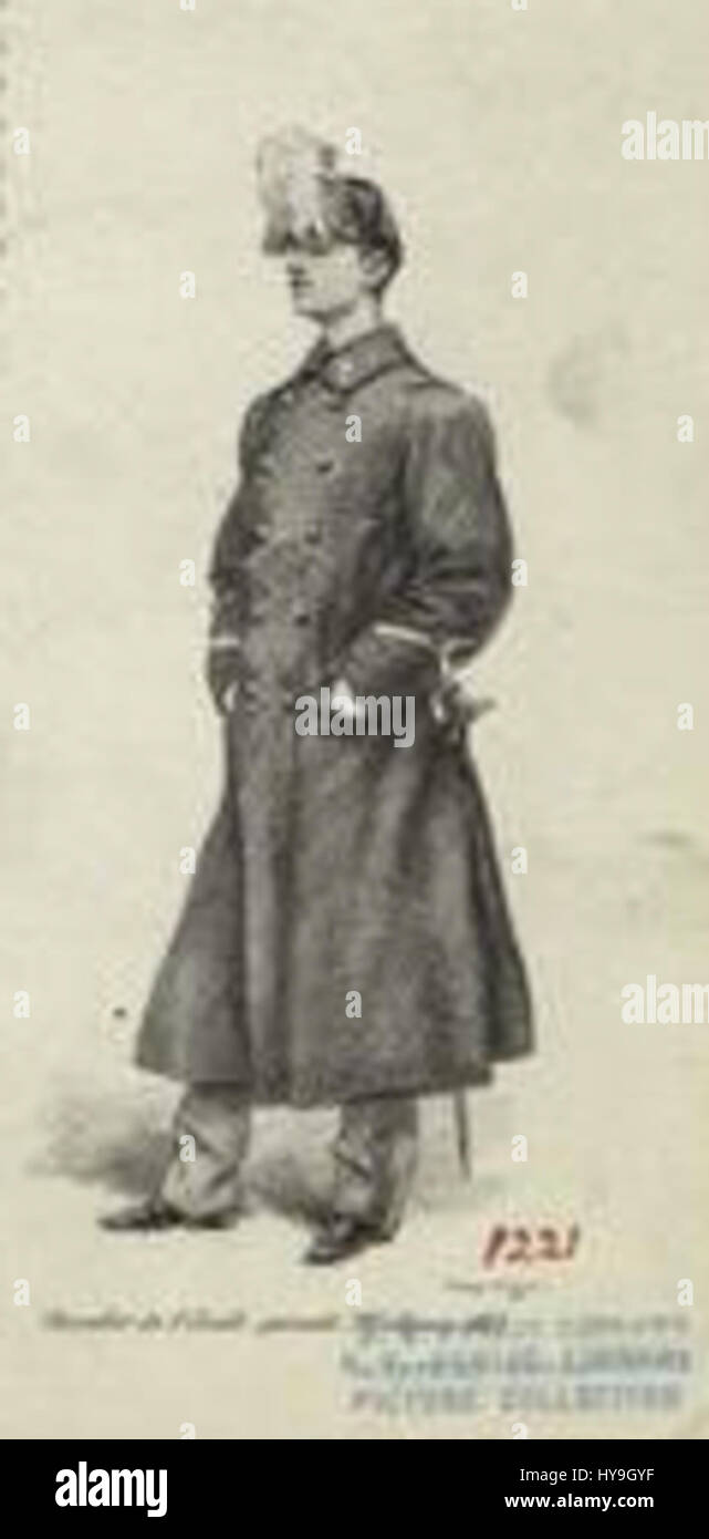 Detaille Student of the military school at Saint Cyr, cavalry Stock