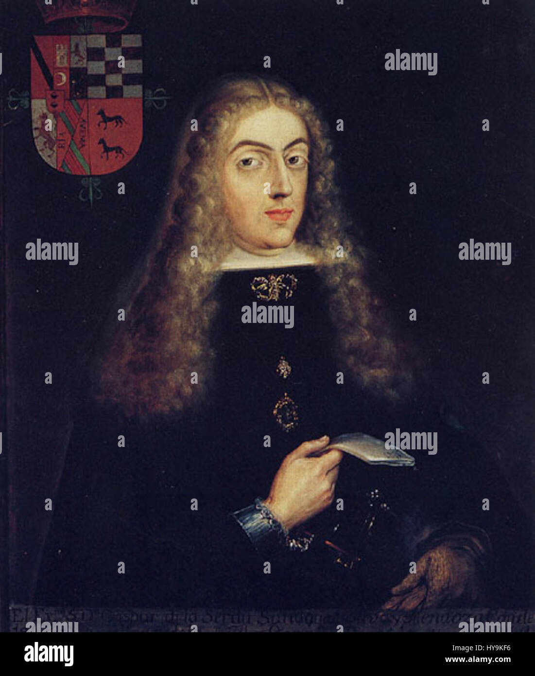 Gaspar de la Cerda Sandoval Silva y Mendoza Stock Photo Alamy