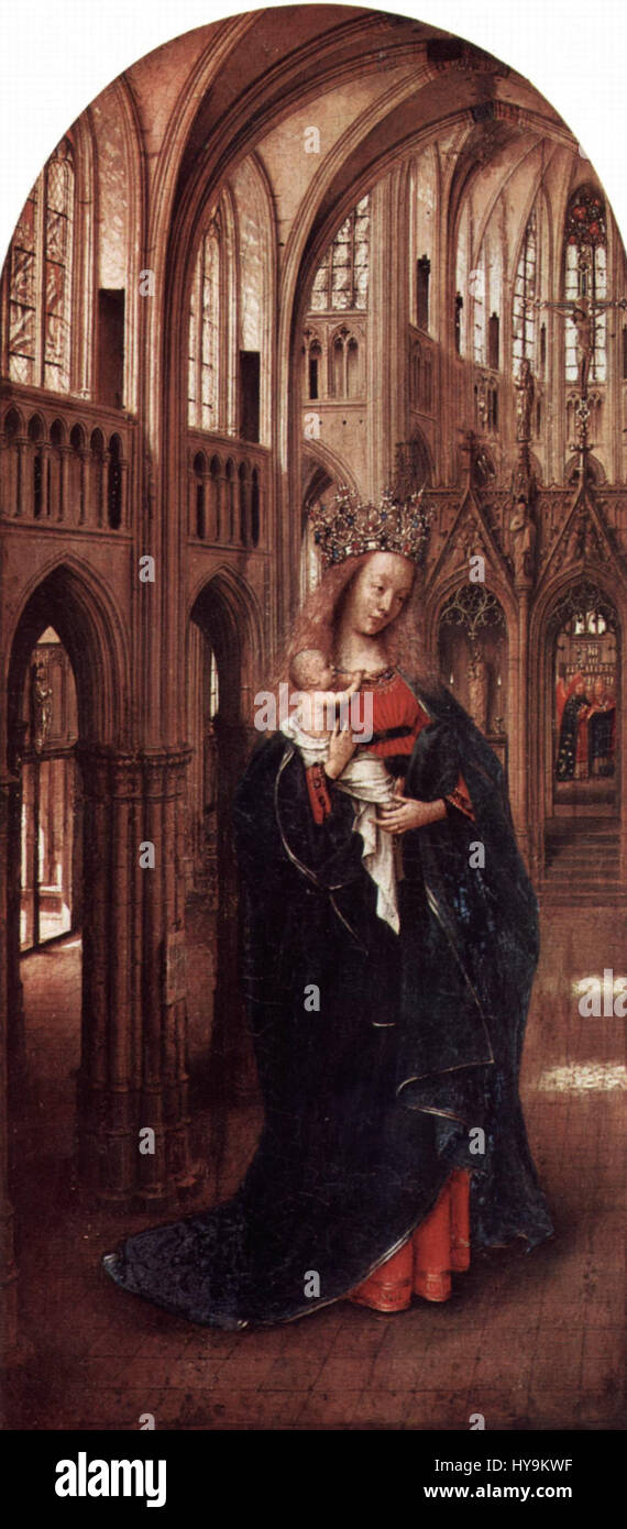 A work by Jan van Eyck, one of the leading Flemish painters of the 15th ...