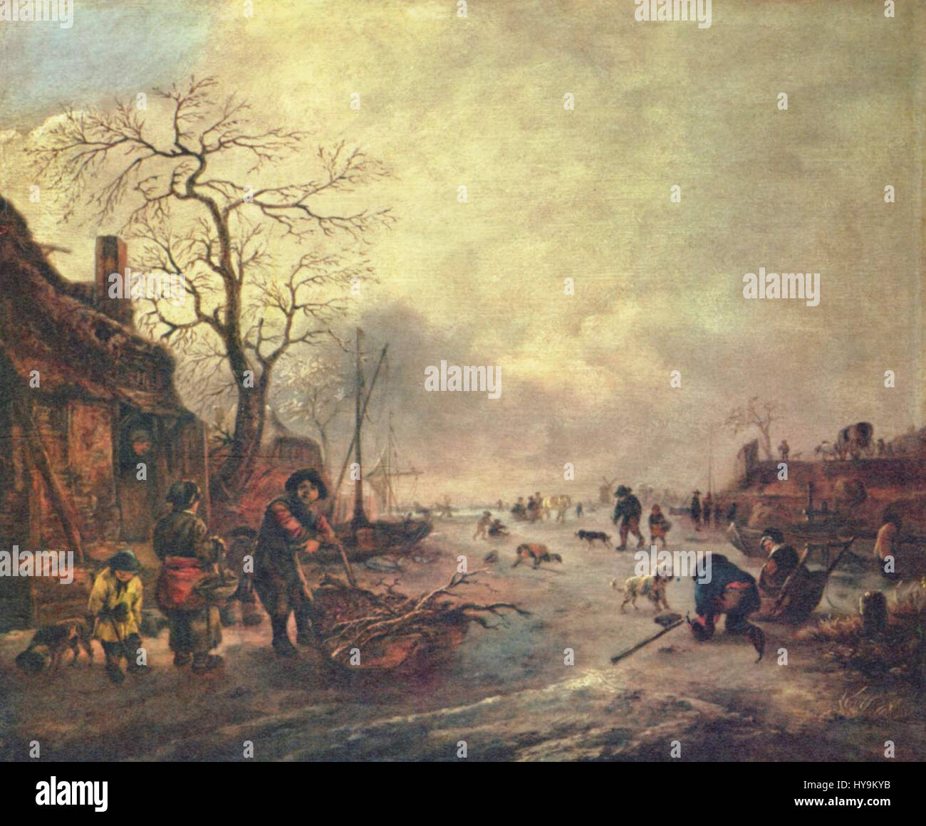 Isaac van Ostade 001 Stock Photo Alamy