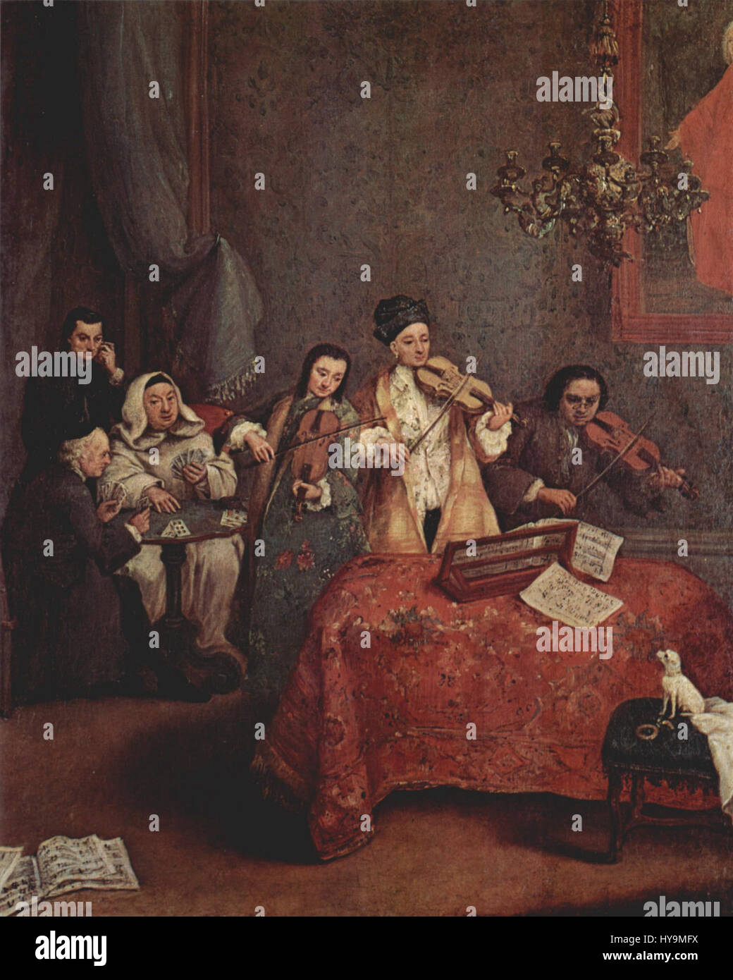Pietro Longhi was an Italian Rococo painter, and his work from the 18th ...