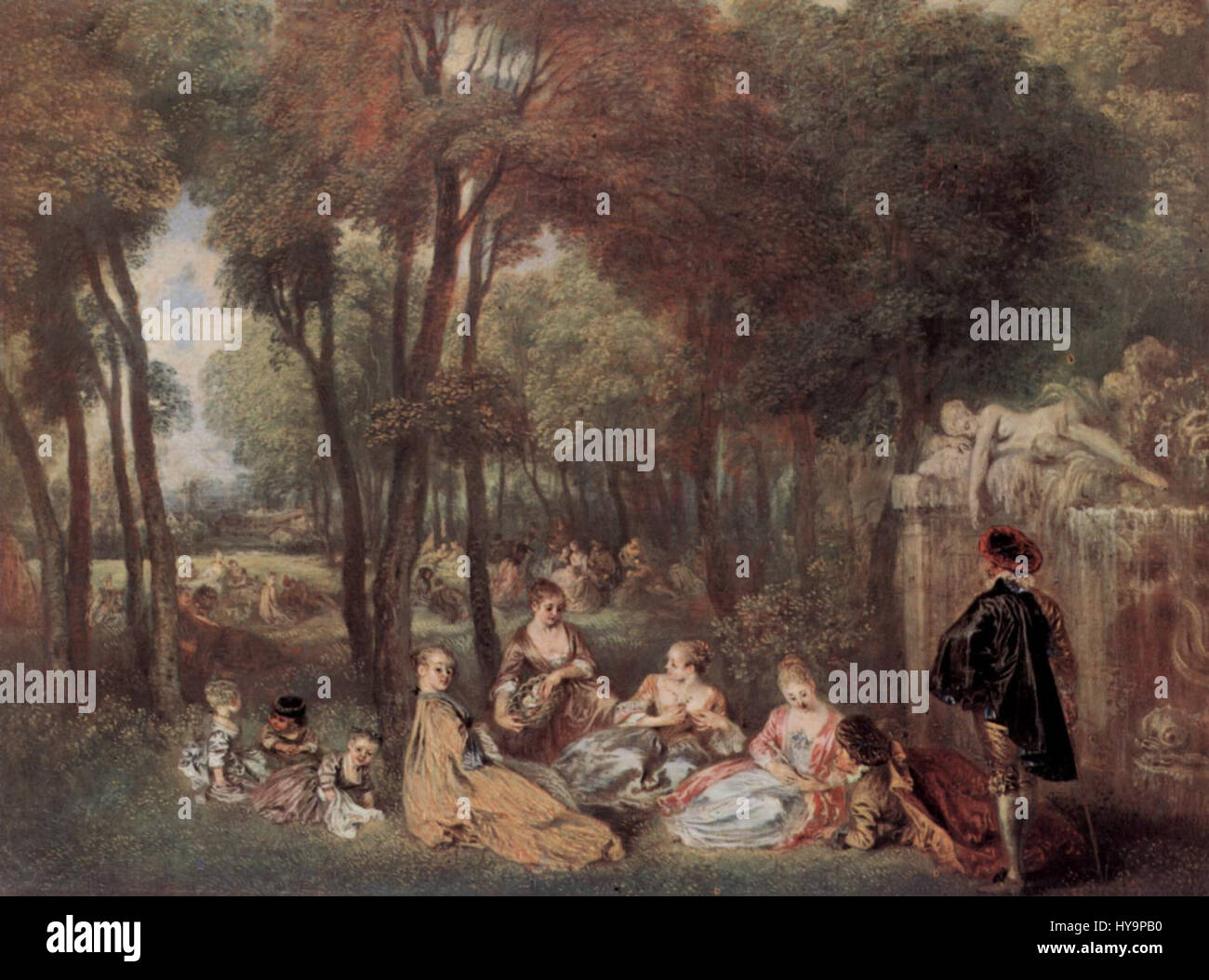 Antoine Watteau was a French Rococo painter, famous for his depiction ...