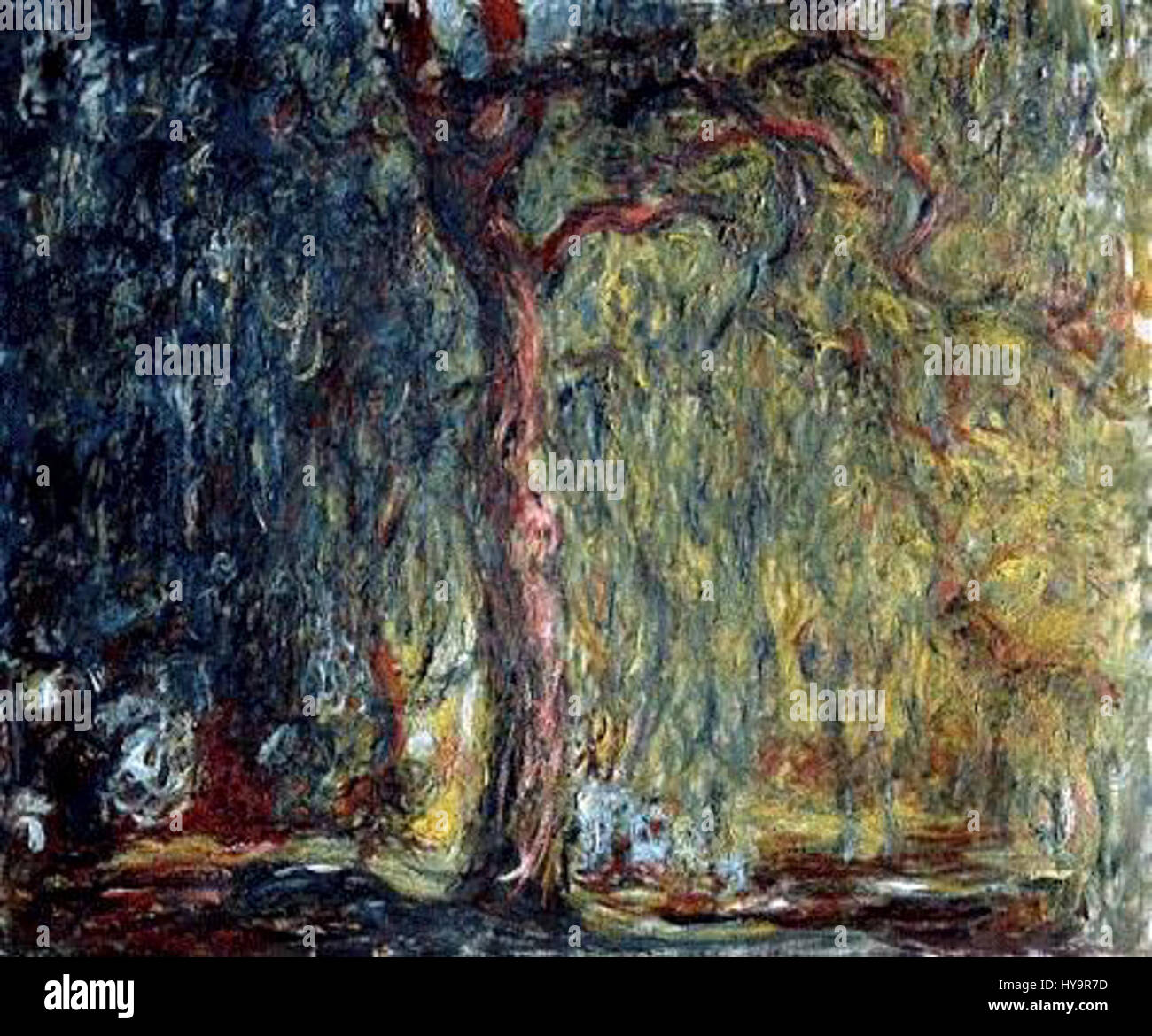 Claude Monet, Weeping Willow (2 Stock Photo - Alamy