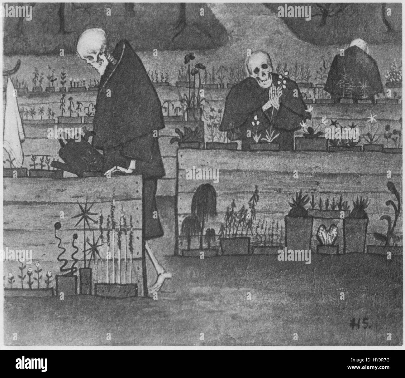 Hugo Simberg Der Garten des Todes Stock Photo Alamy