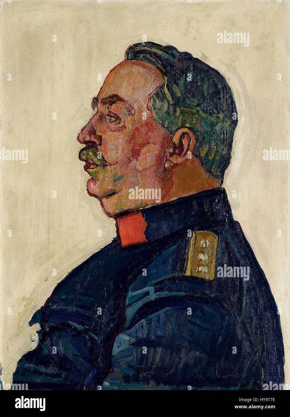 Ferdinand Hodler (1853 1918)   Portrait of General Ulrich Wille, 1915 Stock Photo