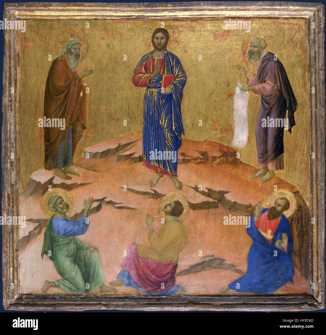 A work by Duccio di Buoninsegna, an important Italian painter of the ...