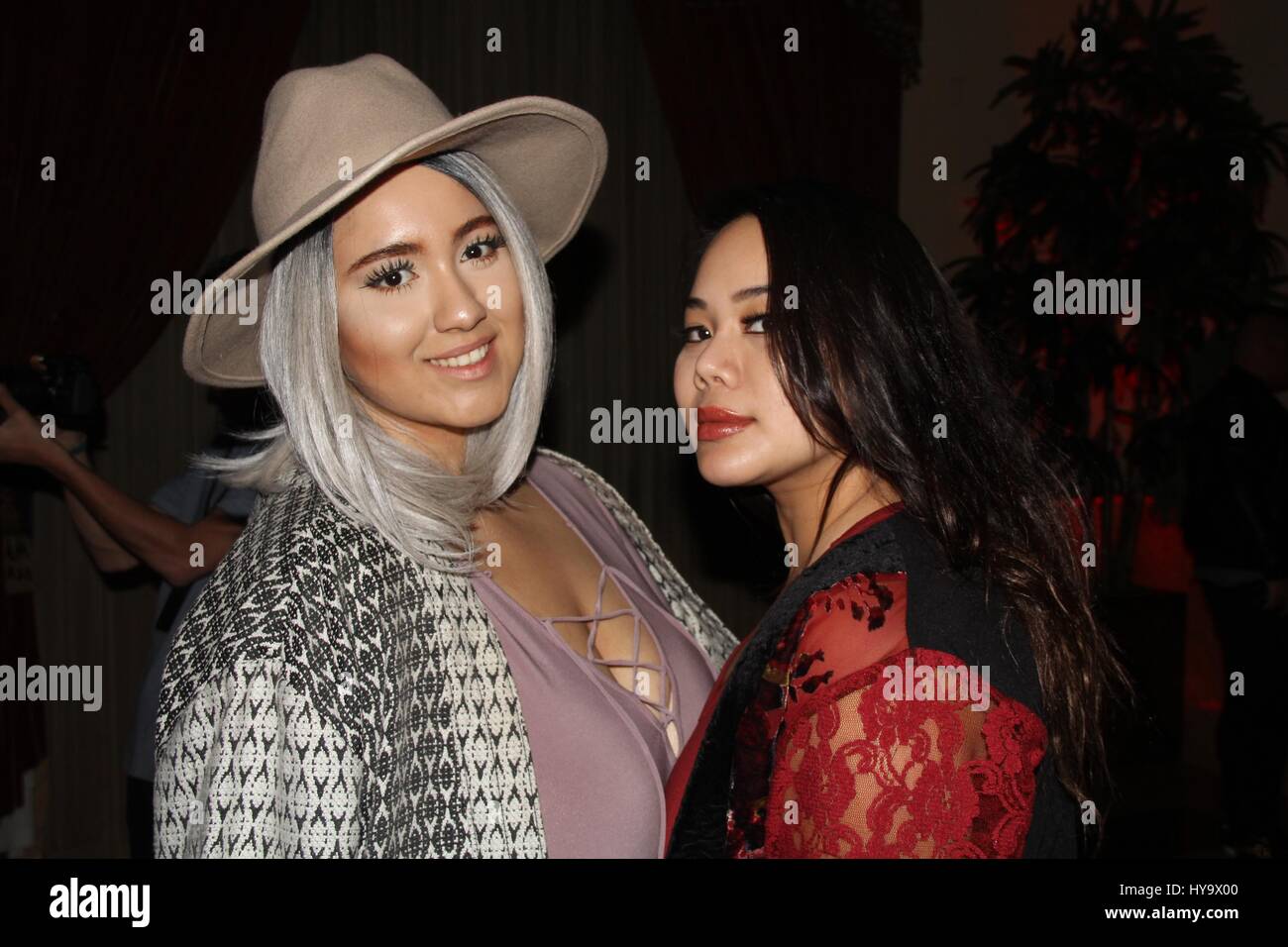 Hollywood, California, USA. 30th Mar, 2017. I15896CHW.OUT Fashion Vanguard Awards Presented by LEXUS .Taglyan Complex, Los Angeles, CA.03/30/2017.ASHLEY ANN UNDERWOOD AND TONYA TRAN . © Clinton H.Wallace/Photomundo International/ Photos Inc Credit: Clinton Wallace/Globe Photos/ZUMA Wire/Alamy Live News Stock Photo