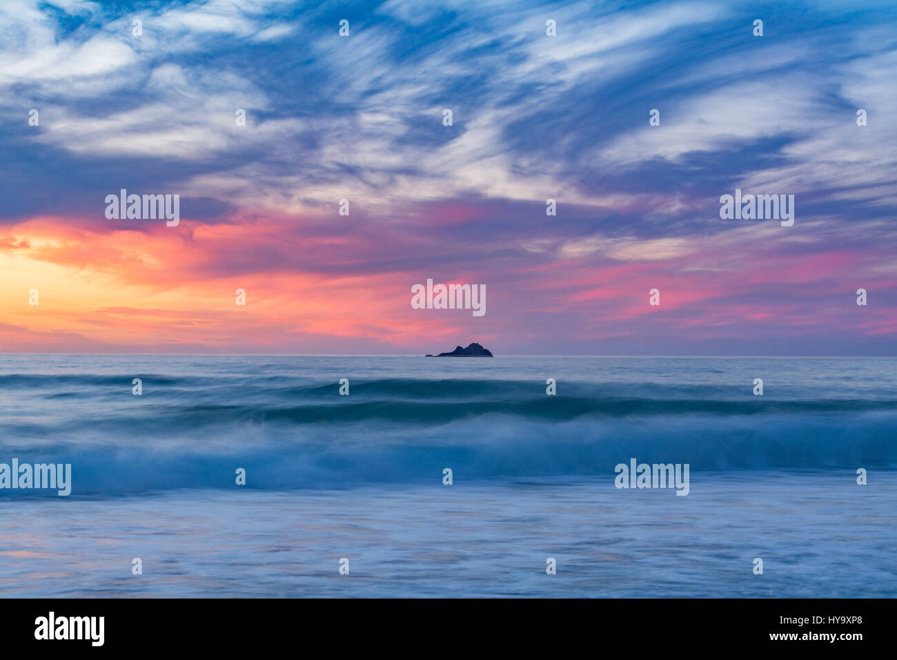 Sennen, Cornwall, UK. 2nd April 2017. UK Weather. After a warm and sunny day in Cornwall, a