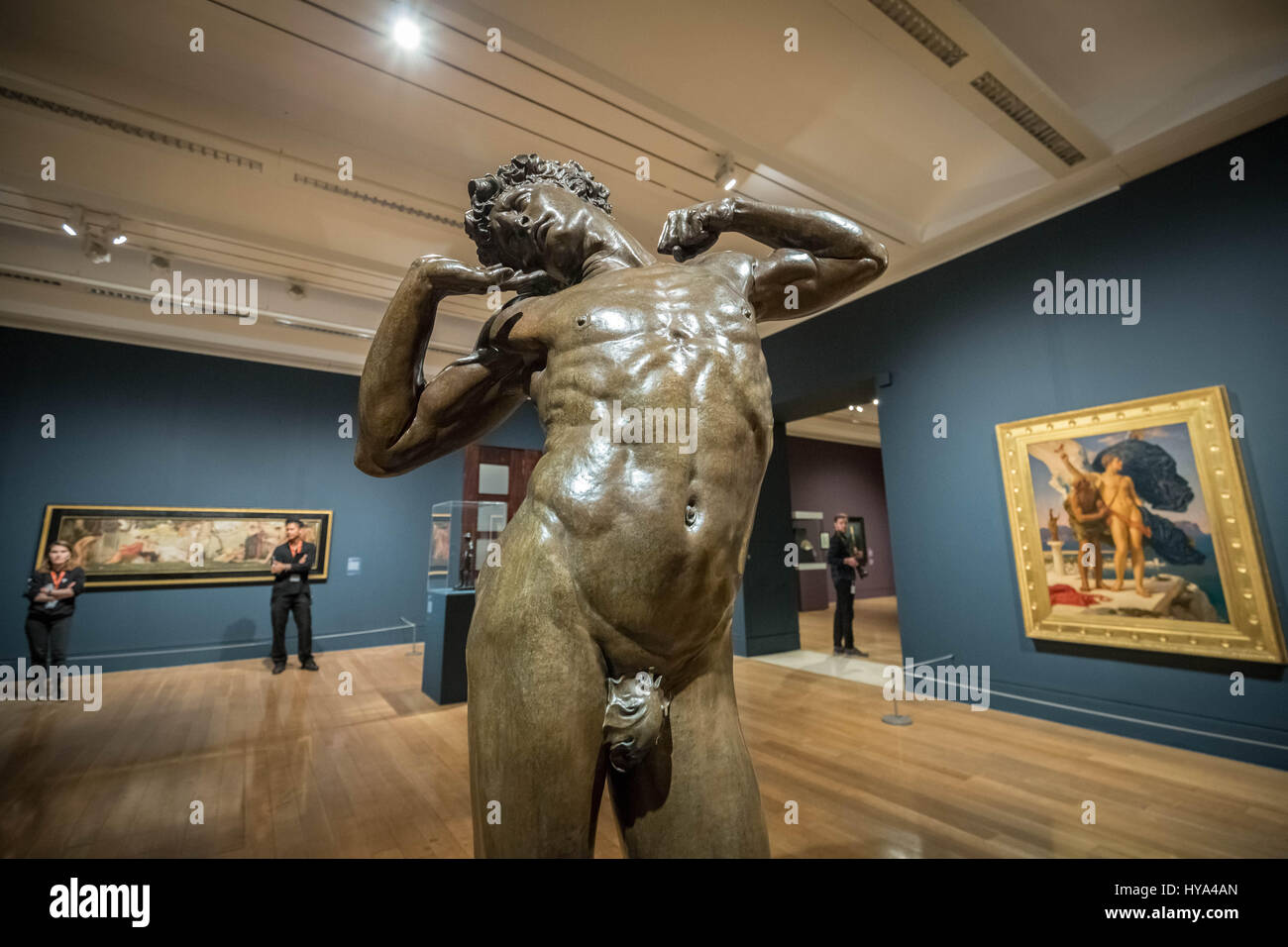 London, UK. 3rd Apr, 2017. Tate Britain opens first ever exhibition dedicated to Queer British art. Queer British Art 1861-1967 marks the 50th anniversary of partial decriminalisation of male homosexuality in England and Wales Credit: Guy Corbishley/Alamy Live News Stock Photo