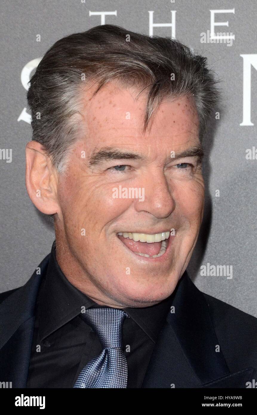 Hollywood, Ca. 3rd Apr, 2017. Pierce Brosnan at AMC's 'The Son' Season One LA Premiere at the Arclight in Hollywood, California on April 3, 2017. Credit: Dave Edwards/Media Punch/Alamy Live News Stock Photo