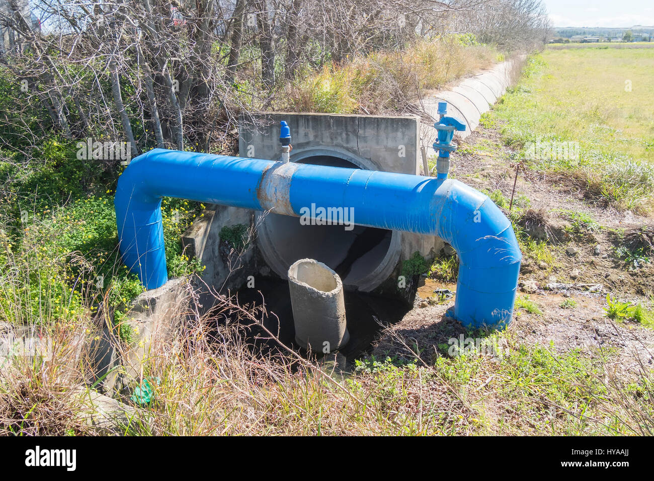 Agricultural drainage pipe hires stock photography and images Alamy
