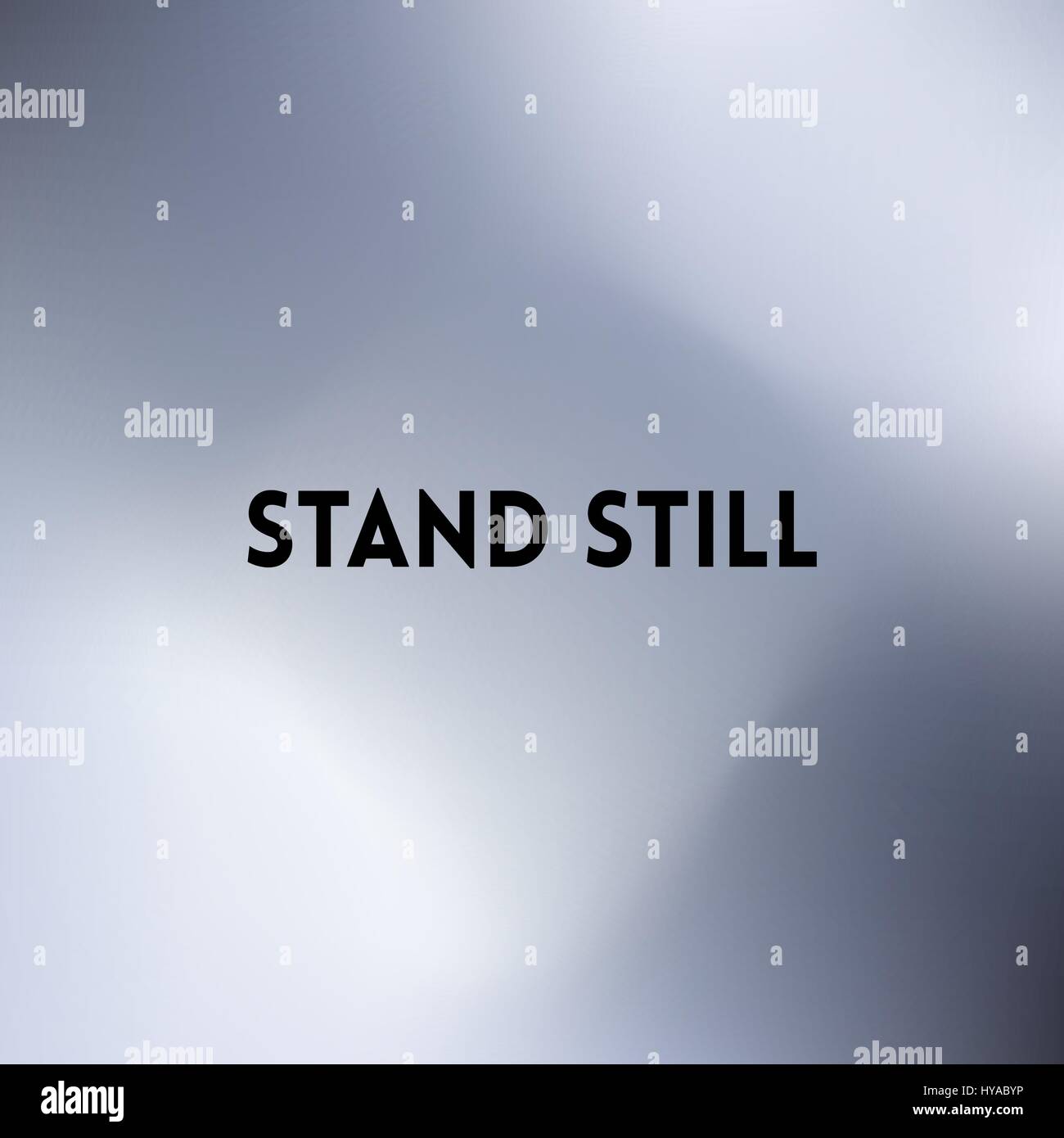 square blurred background silver metal colors With quote Stock Vector