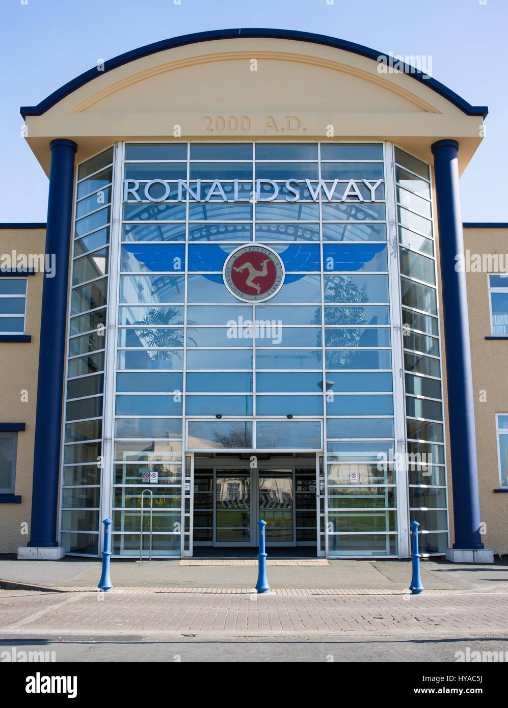Ronaldsway Airport terminal Building, Isle Of Man Stock Photo Alamy