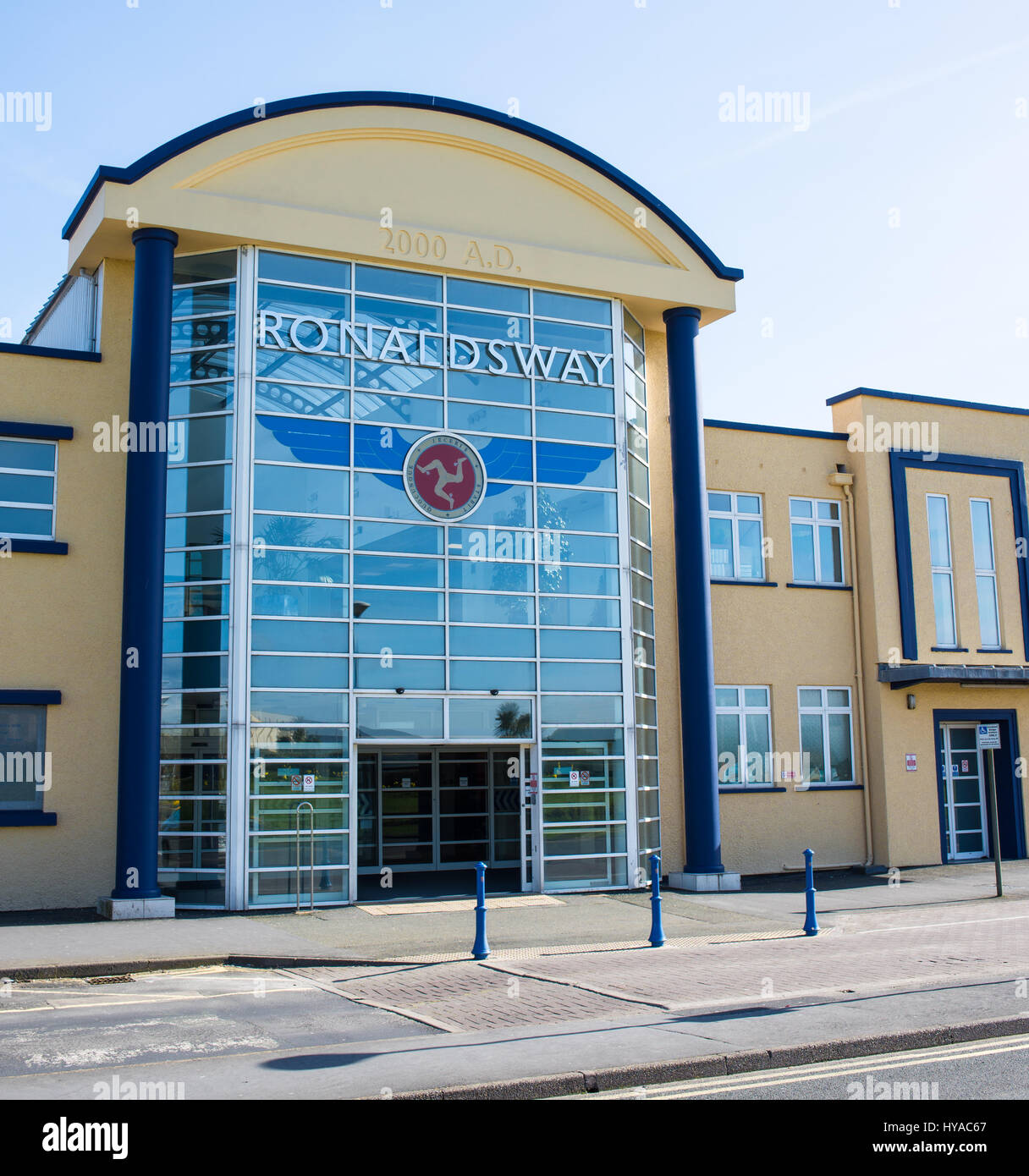 Ronaldsway Airport terminal Building, Isle Of Man Stock Photo Alamy