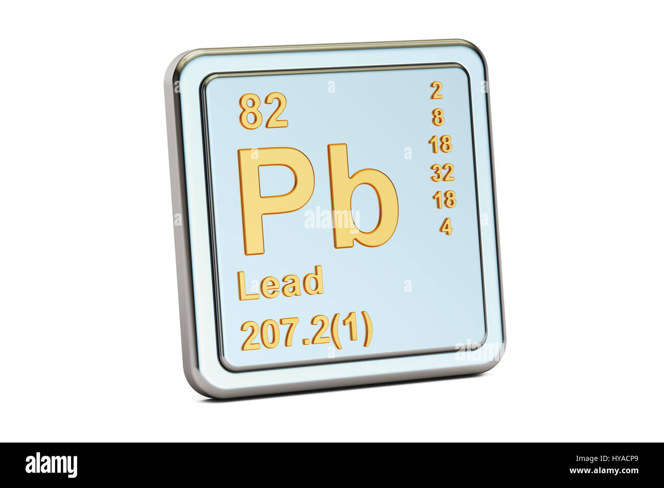 Lead Chemical Element Symbol With Atomic Mass And Atomic, 52 OFF