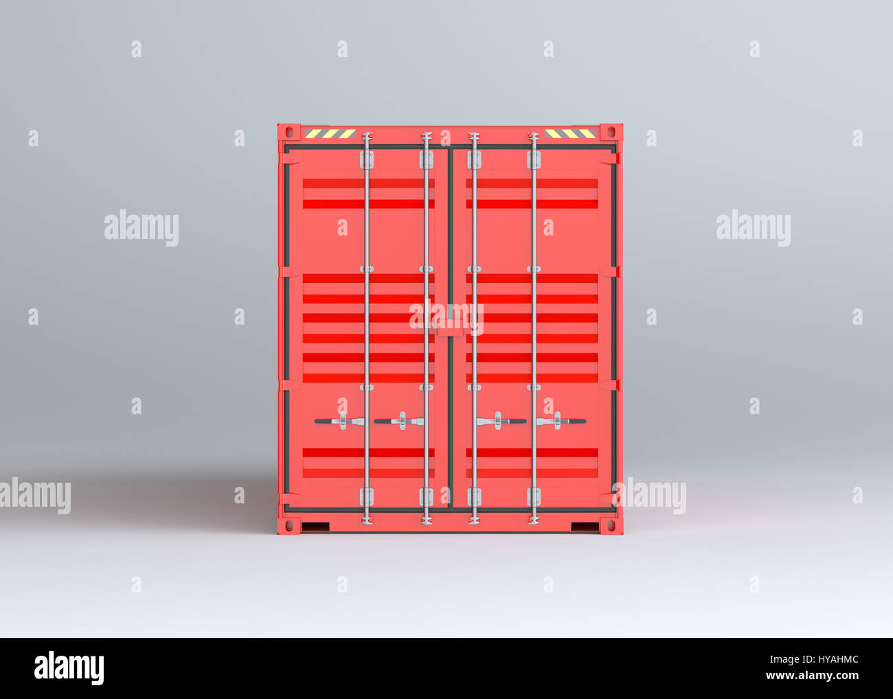 Cargo container red no hi-res stock photography and images - Alamy