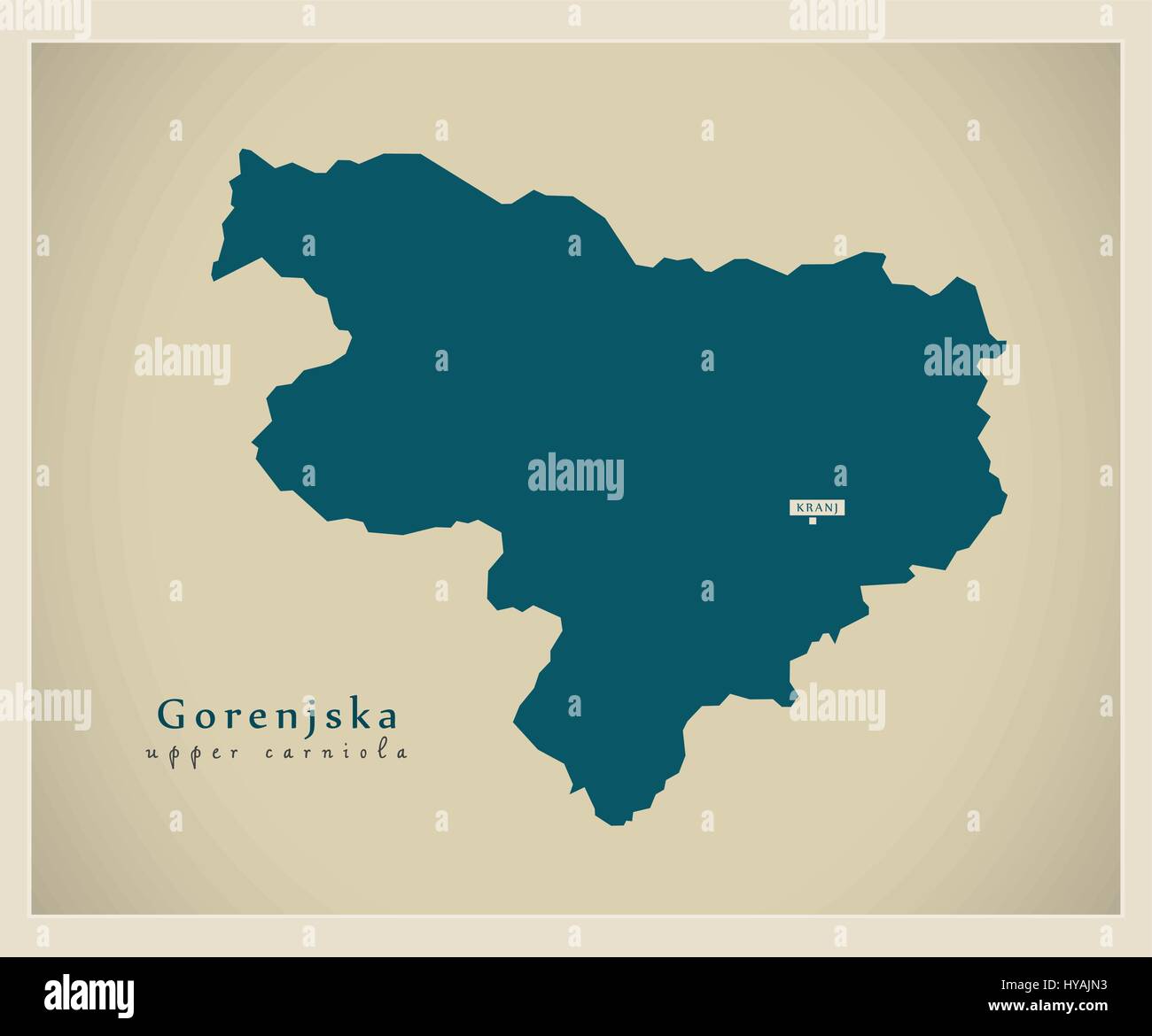 Carniola map hi-res stock photography and images - Alamy