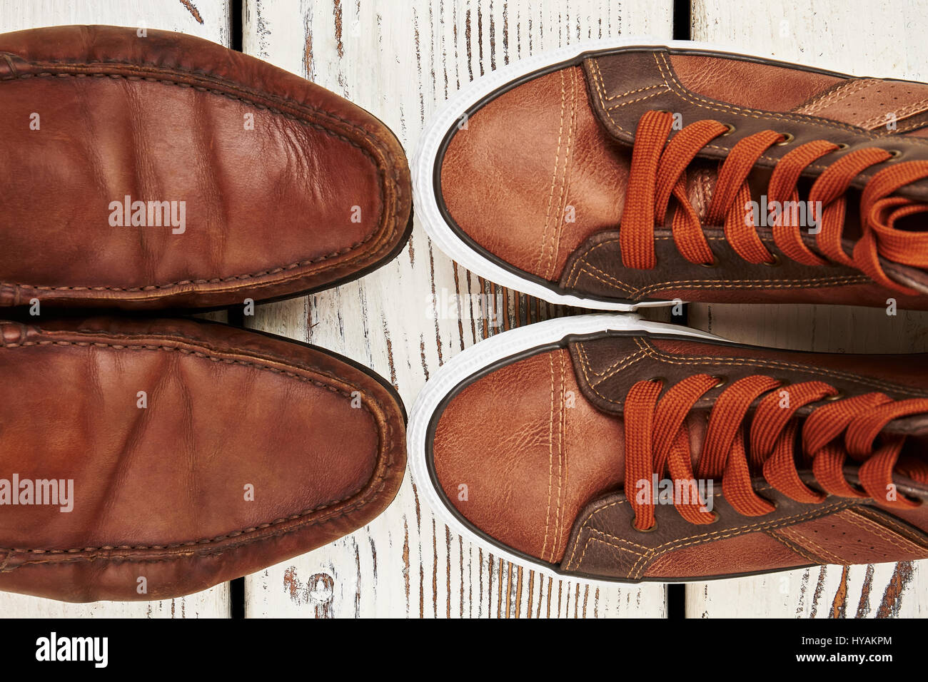 Two comfortable pairs of shoes Stock Photo Alamy
