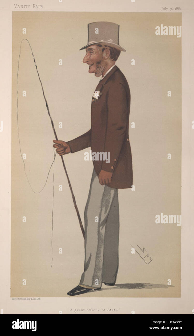 Gilbert Henry Heathcote Drummond Willoughby, Vanity Fair, 1881 07 30 Stock Photo