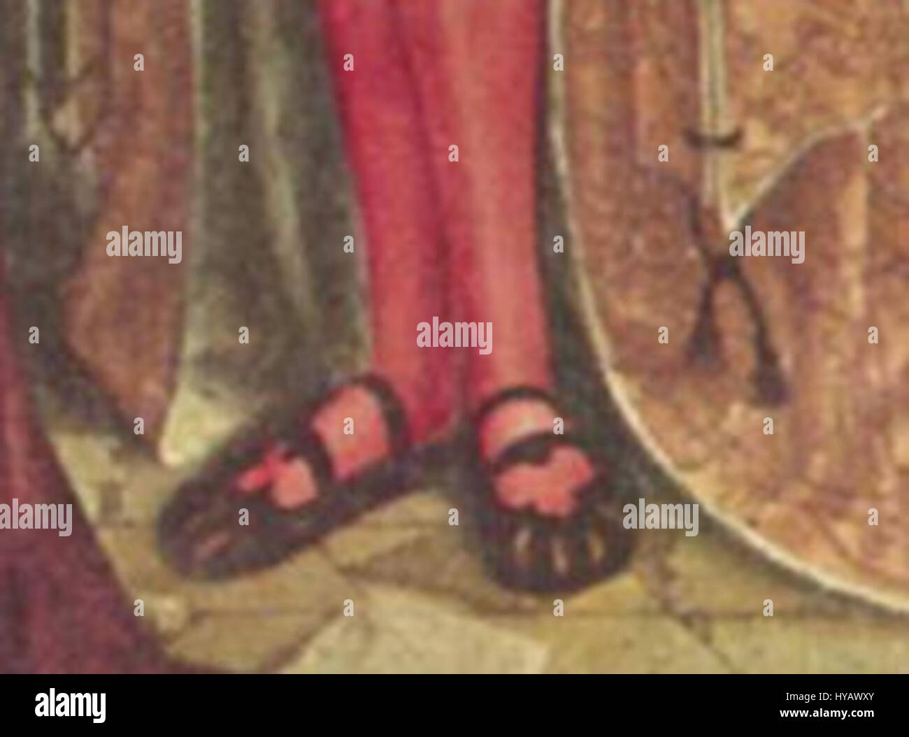 This detail from Jan Gossaert's work showcases his mastery of ...