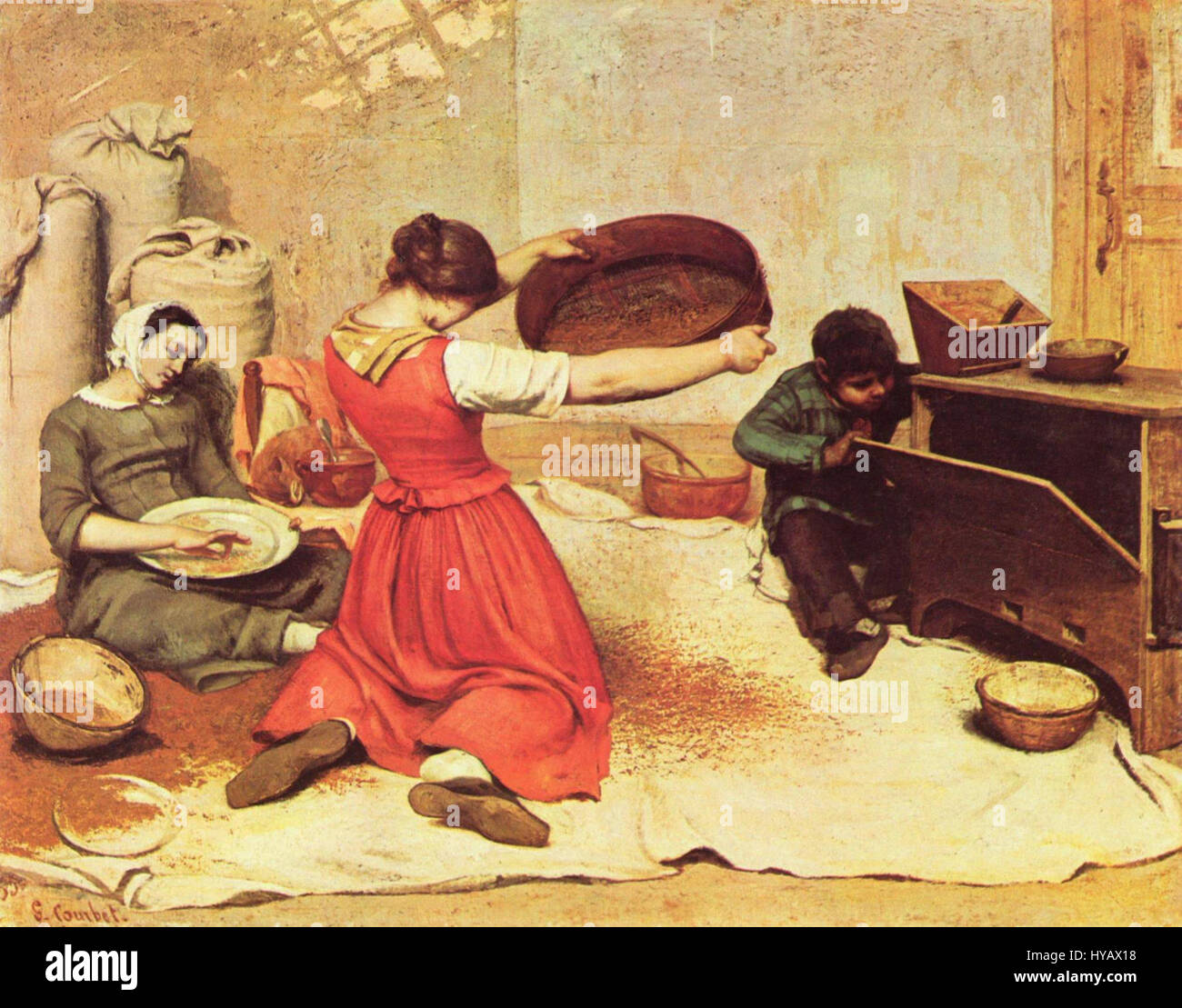 Picture Idea: Gustave Courbet A Leading Figure In The Realist Movement Is