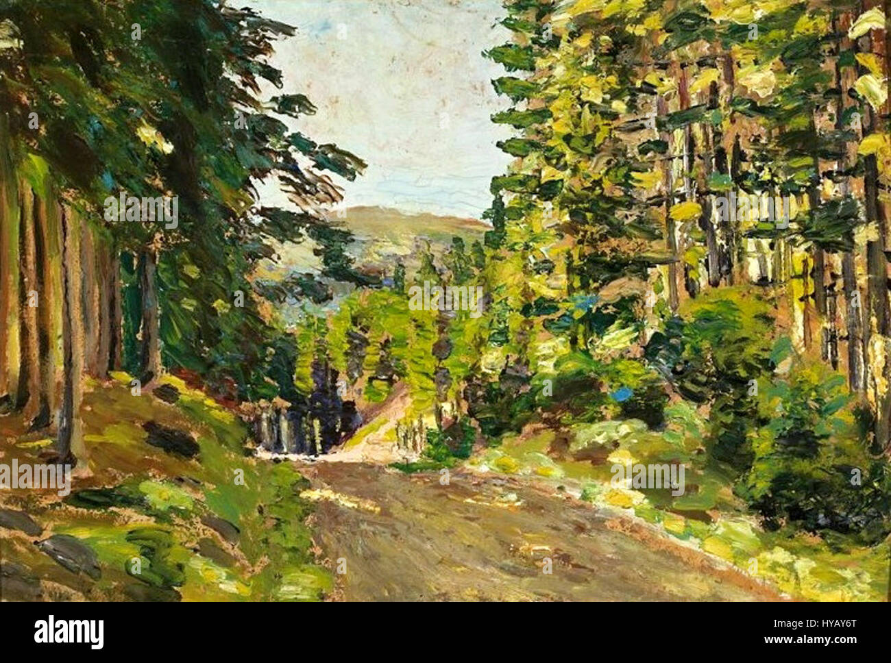 Korovin Siberian landscape Stock Photo - Alamy
