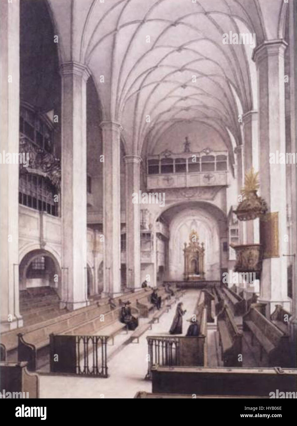 Thomaskirche (St. Thomas Church) in Leipzig, Germany, is a historic ...