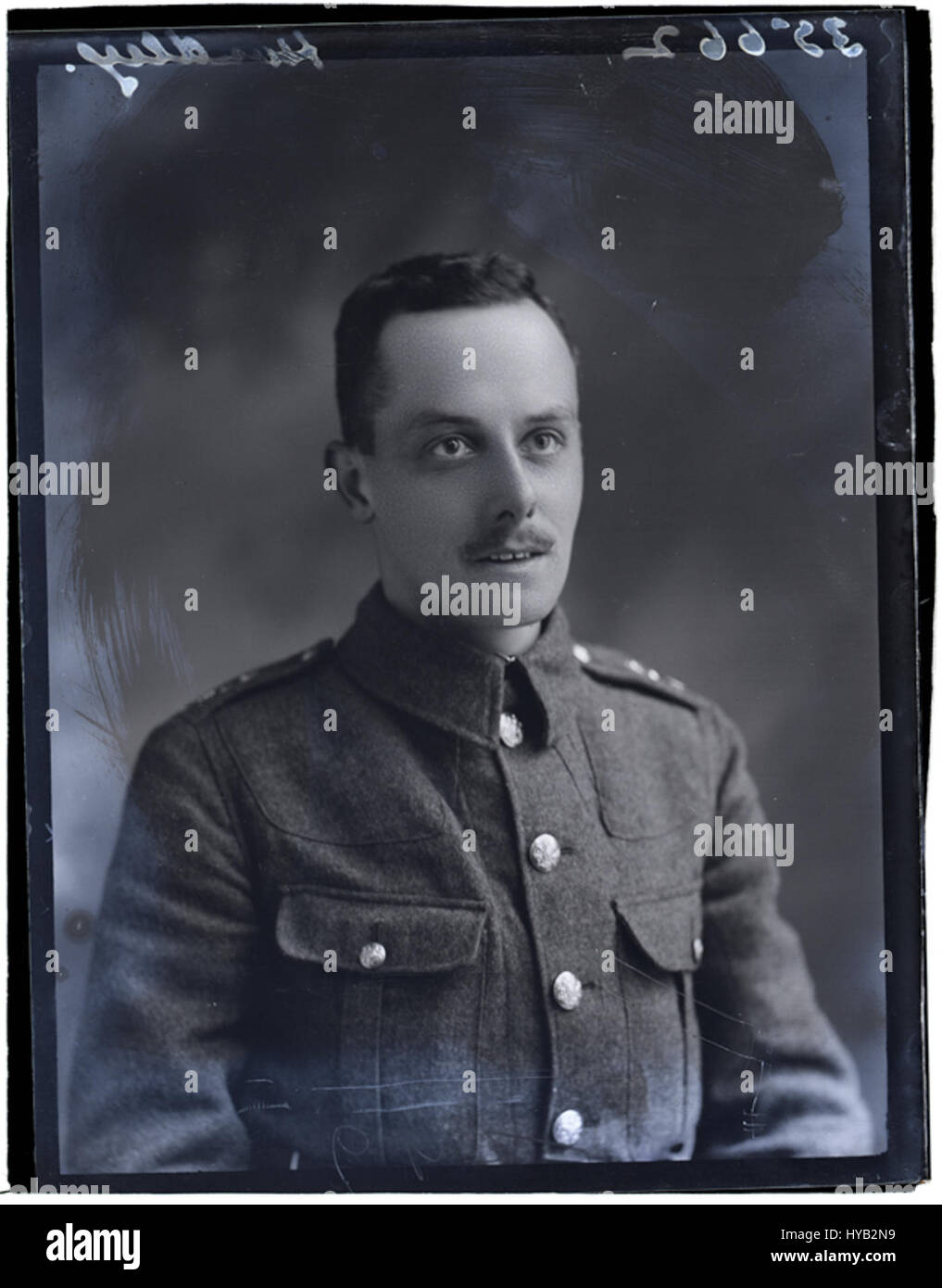 A portrait of E B Handley, Esq. dated 1 May 1915. The image is a formal ...