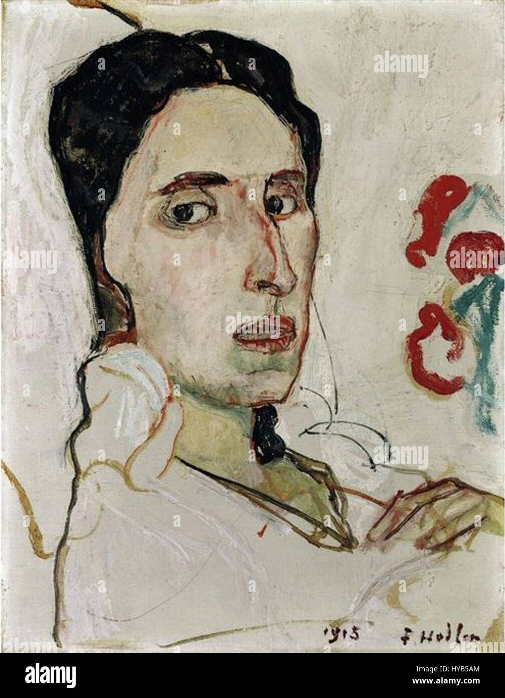 'The Patient' by Ferdinand Hodler Stock Photo