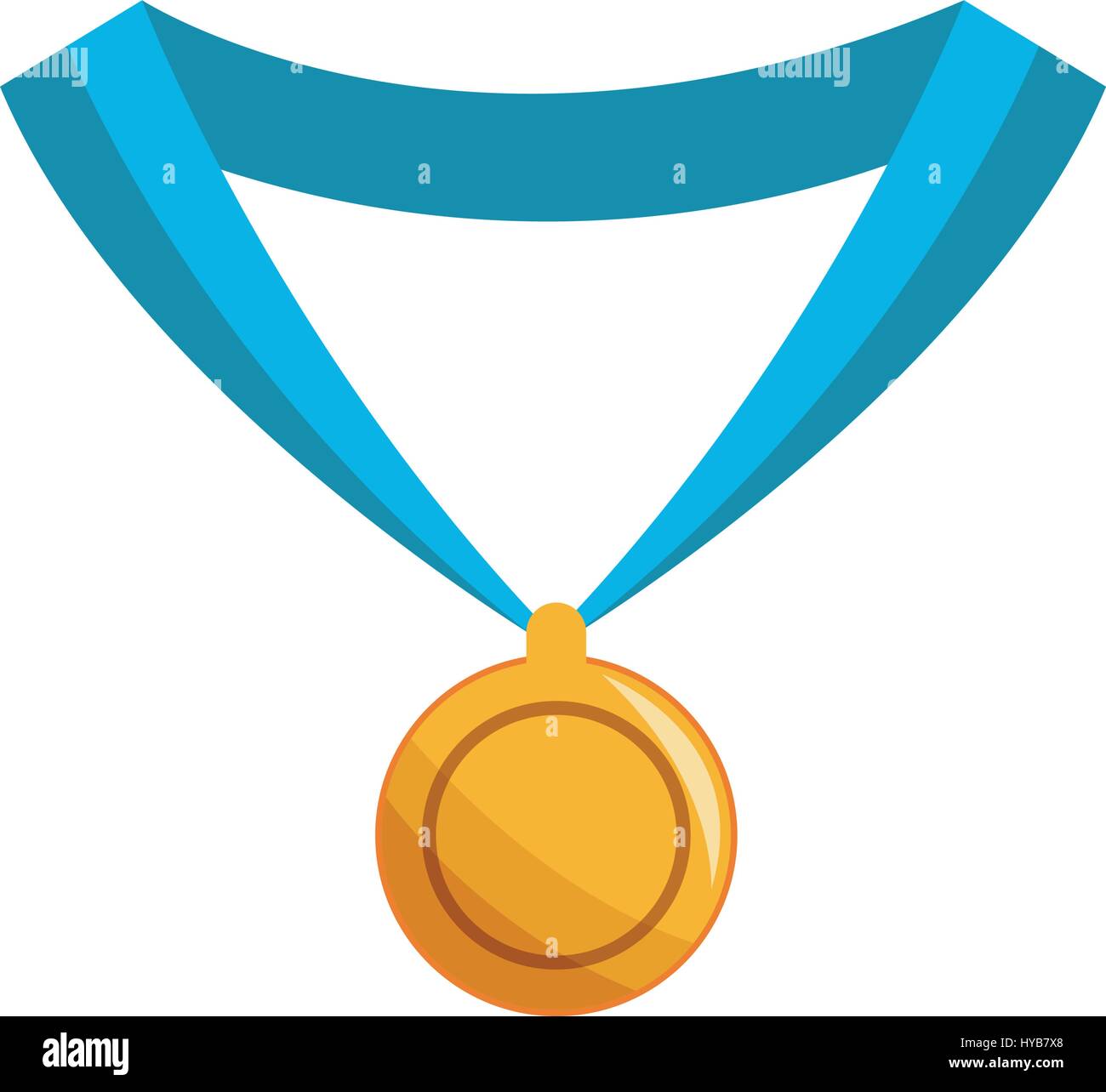 golden medal icon Stock Vector Image & Art - Alamy