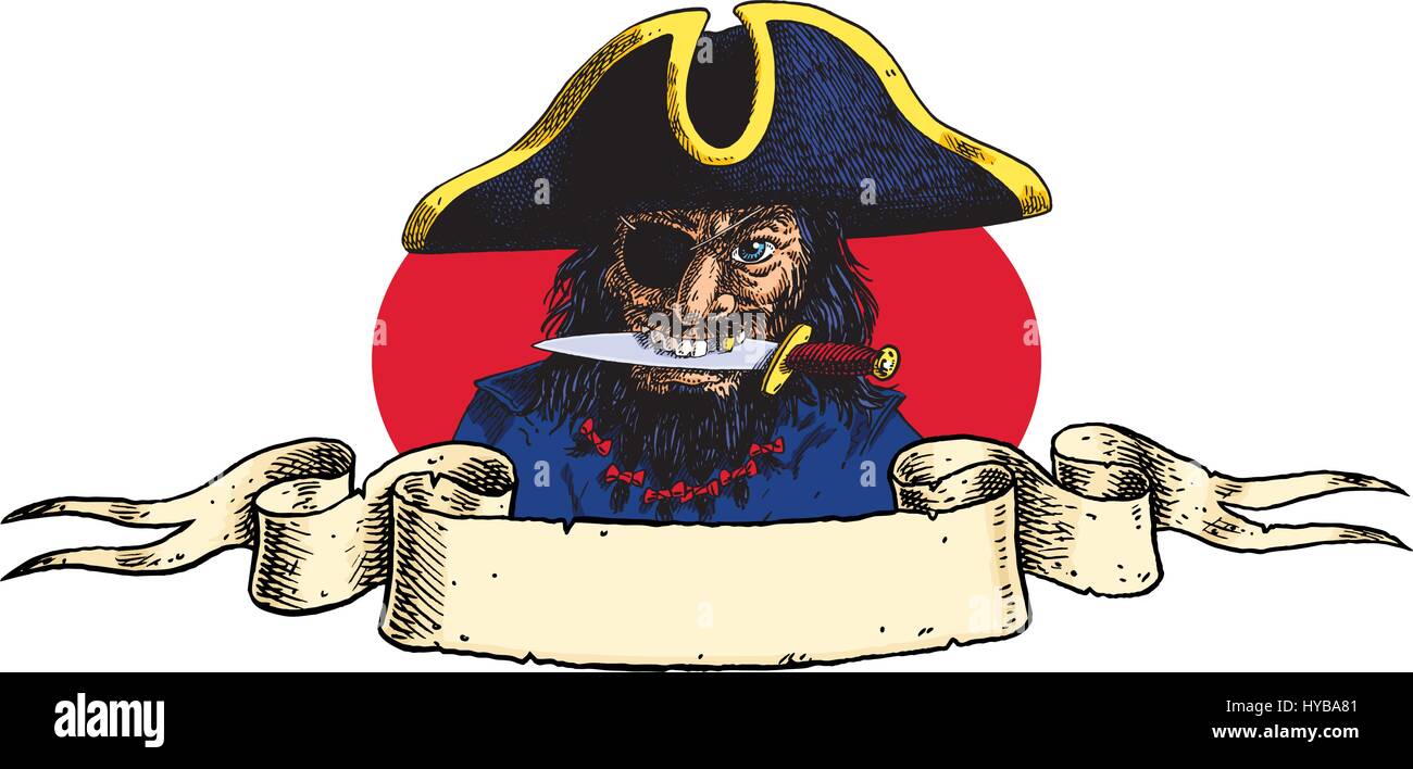 Pirate Vector Illustration Stock Vector Image Art Alamy