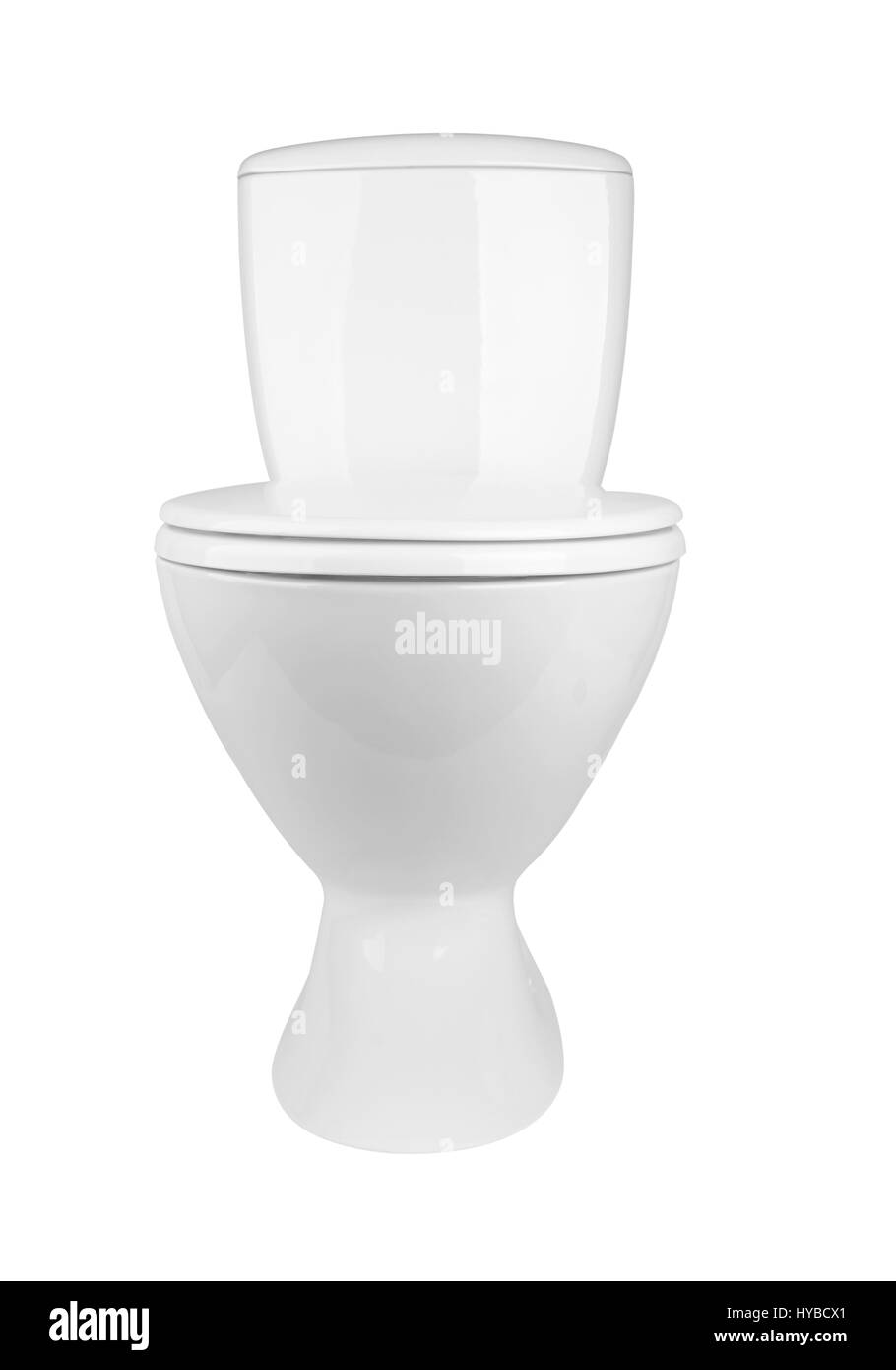 toilet bowl isolated on a white background Stock Photo - Alamy