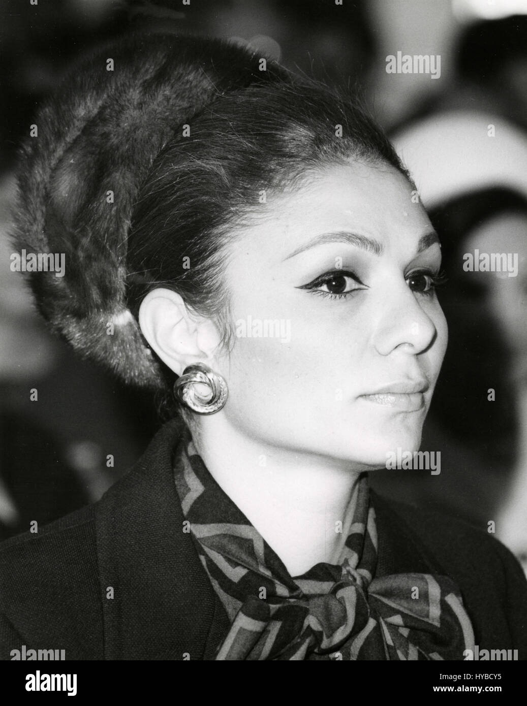 Empress Of Iran Farah Diba Tehran Iran Stock Photo Alamy