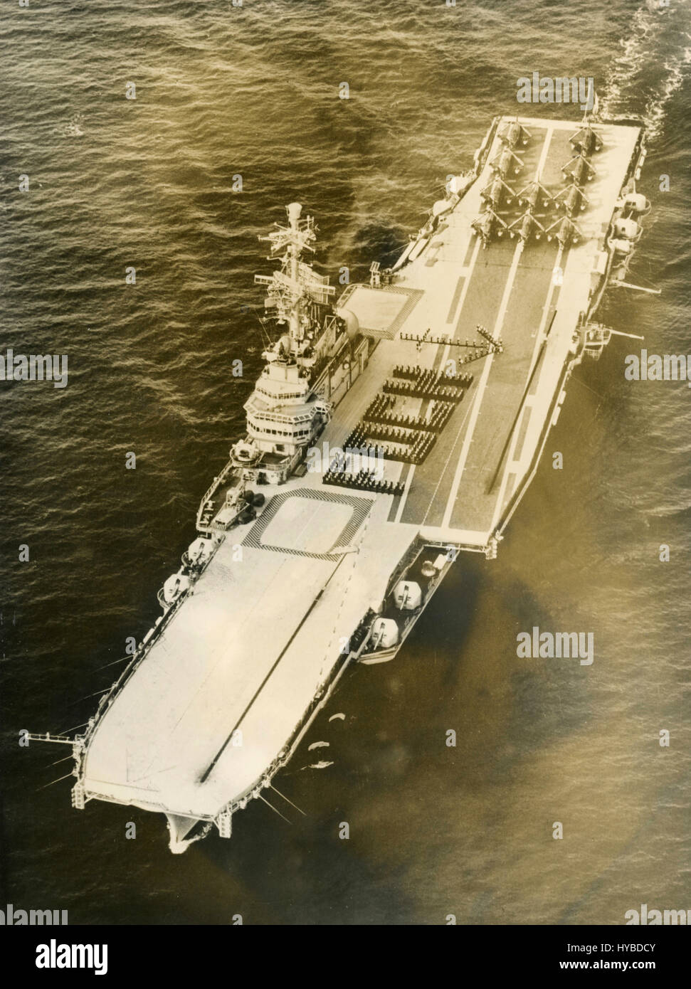 French aircraft carrier Foch Stock Photo